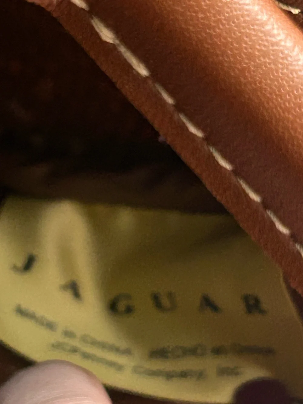 Textured Brown and Tan 2 piece Travel Satchel Bag Set by Jaguar